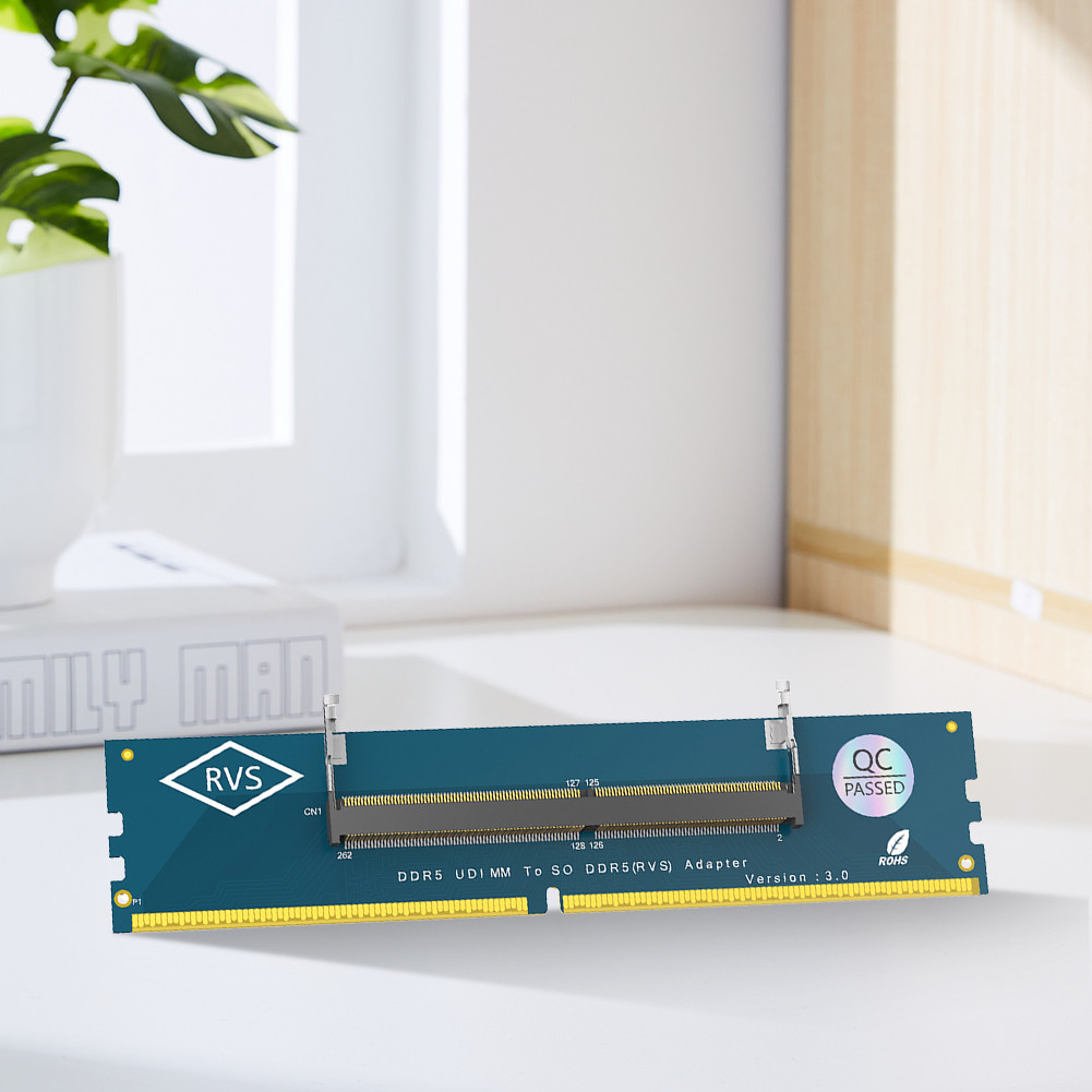 Laptop SO DDR5 RAM To Desktop DDR5 U-DIMM Adapter Overcurrent Protection DDR5 SO-DIMM Gaming Laptop