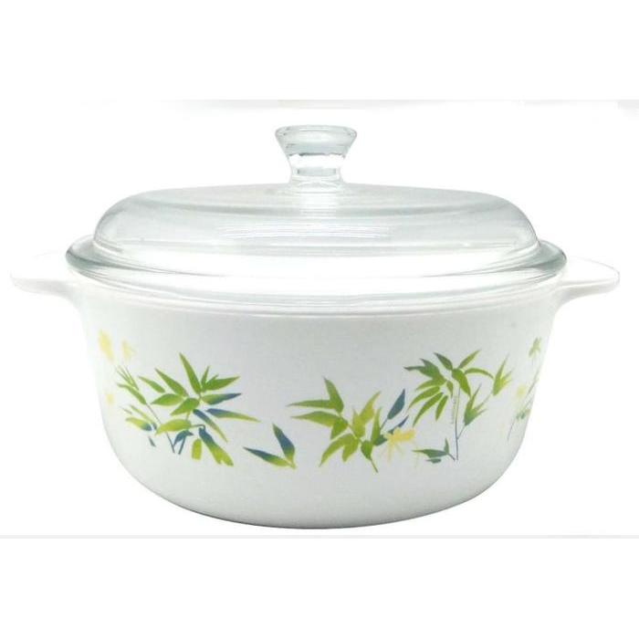 Panci Masak Pot Kaca Luminarc Vitro Casserole Amber Tutup 1,5 Liter