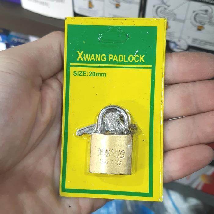GEMBOK KECIL UNTUK KOPER SIZE 20MM PADLOCK