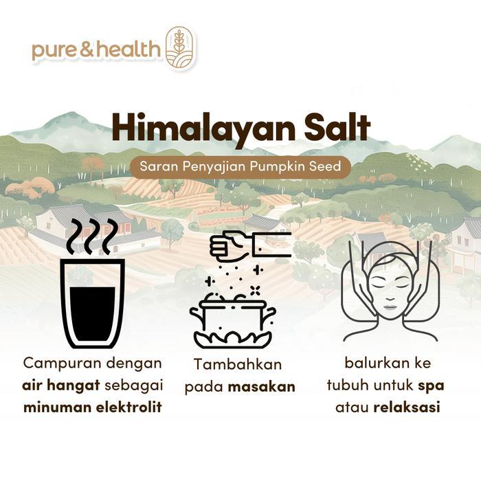 "New" Garam Himalaya 1 Kg - Garam Asli untuk Memasak dan Relaksasi