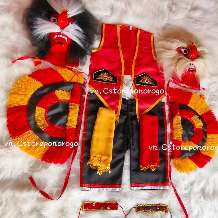 TERLARIS KOSTUM GANONG FULLSET / kostum ganong / rompi ganong / celana ganong / ganongan / ganong /