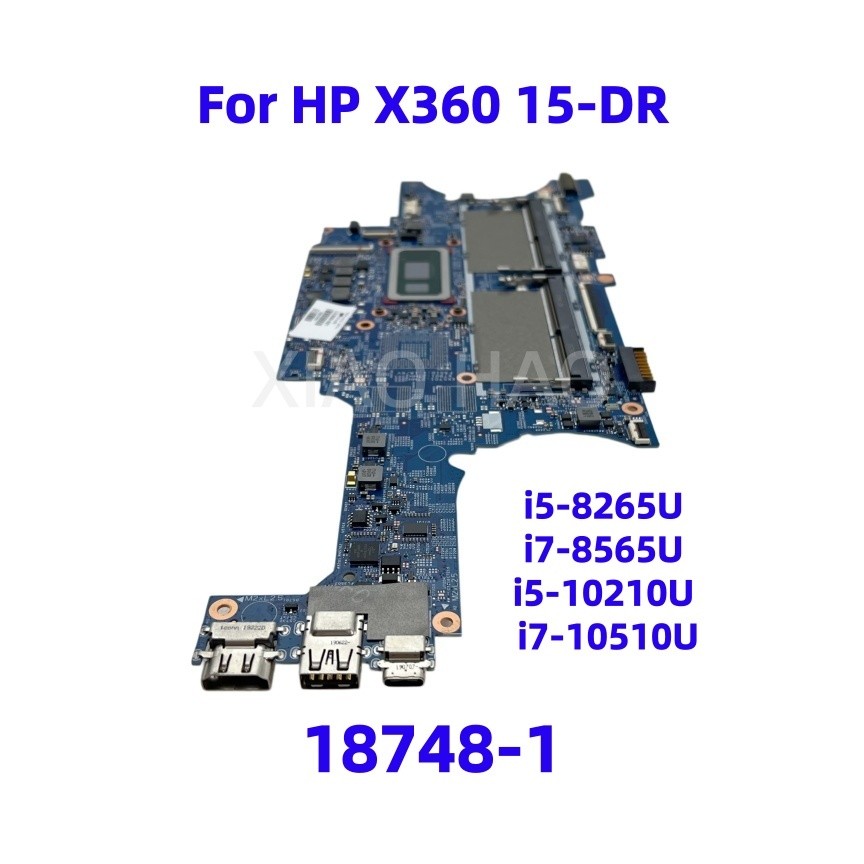 18748-1 For HP Envy X360 15-DR Laptop Motherboard With i5-8265U i7-8565U i5-10210U i7-10510U CPU