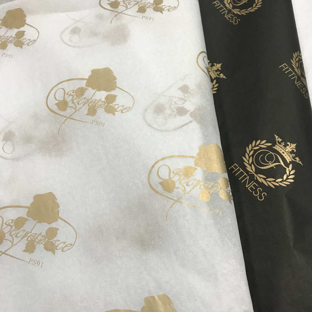 Luxury Custom Printed Branded Logo Packaging Tissue Wrapping Paper