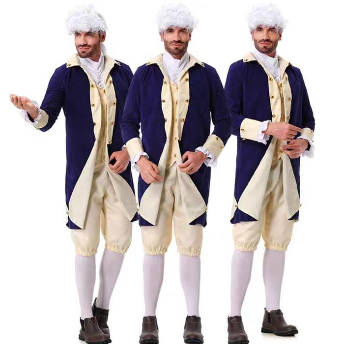 European England Man William Shakespeare Halloween Costume Pria Man Costume Halloween Pria Dewasa