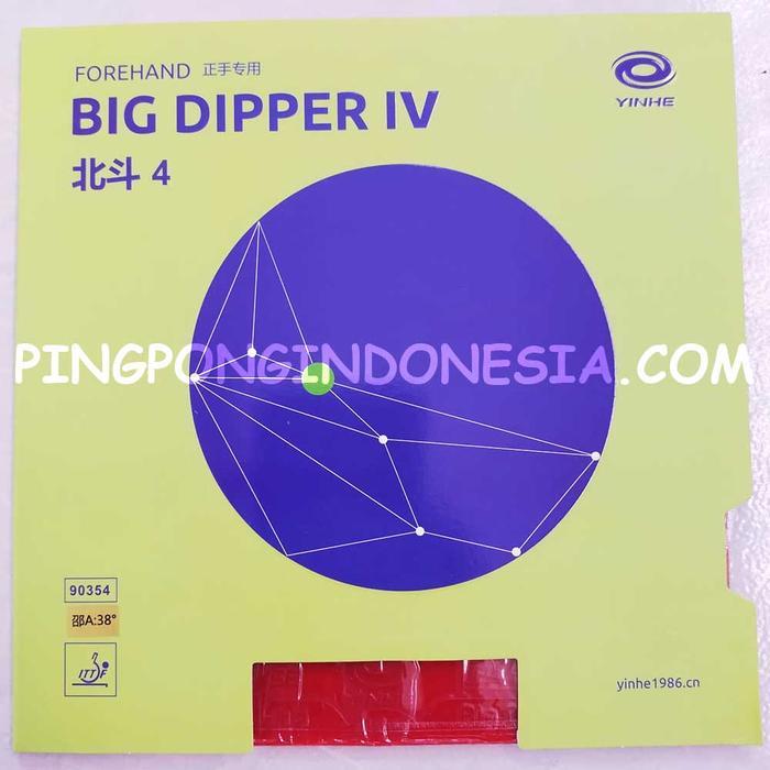 Yinhe Big Dipper Iv - Rubber Karet Pingpong Tenis Meja Bat Bet Dipper4
