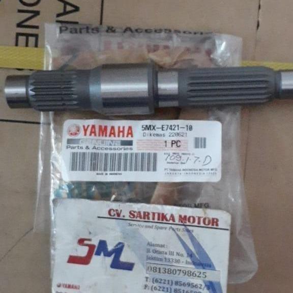 AS RODA BELAKANG NOUVO Z 5MX-E7421-10 ORIGINAL KODE PART 5MX-E7421-10 SUKU CADANG MOTOR YAMAHA
