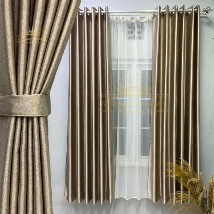 "New" Gordeng Murah Terlaris Gorden Jendela Aesthetic Hordeng Ruang Tamu Tirai Pembatas Ruangan
