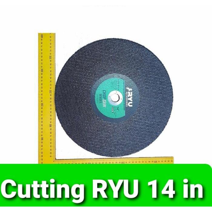 Batu Potong Gerinda Duduk 14" Cut Off Wheel 14 Inch RYU Chopsaw Wheel