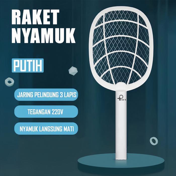 RAKET ELEKTRIK Raket Pembasmi Nyamuk setrum kencang rechargeable raket nyamuk