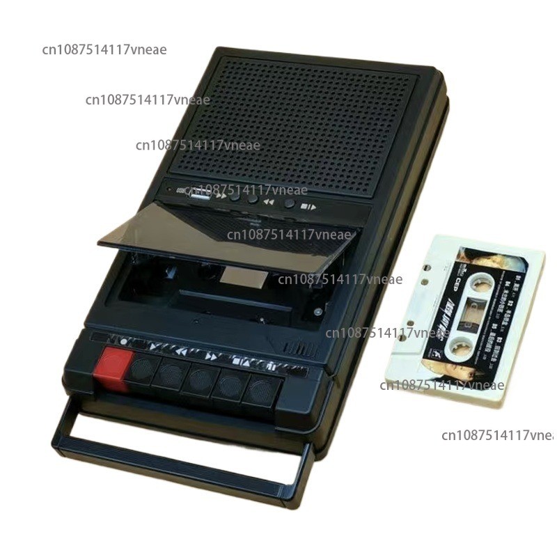 Latarr Portable Cassette Recorder Nostalgic Retro Portable Tape Player Walkie-Talkie Player Recorder