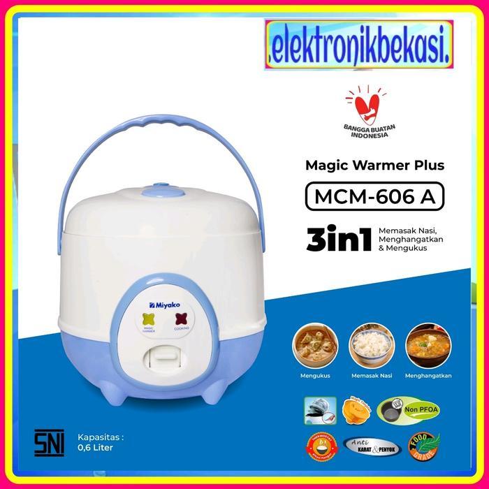 MAGIC COM MIYAKO MCM 606A / MAGIC COM MIYAKO 0.6 LITER / MIYAKO MAGIC WARMER PLUS 0.6 LITER MCM 606A