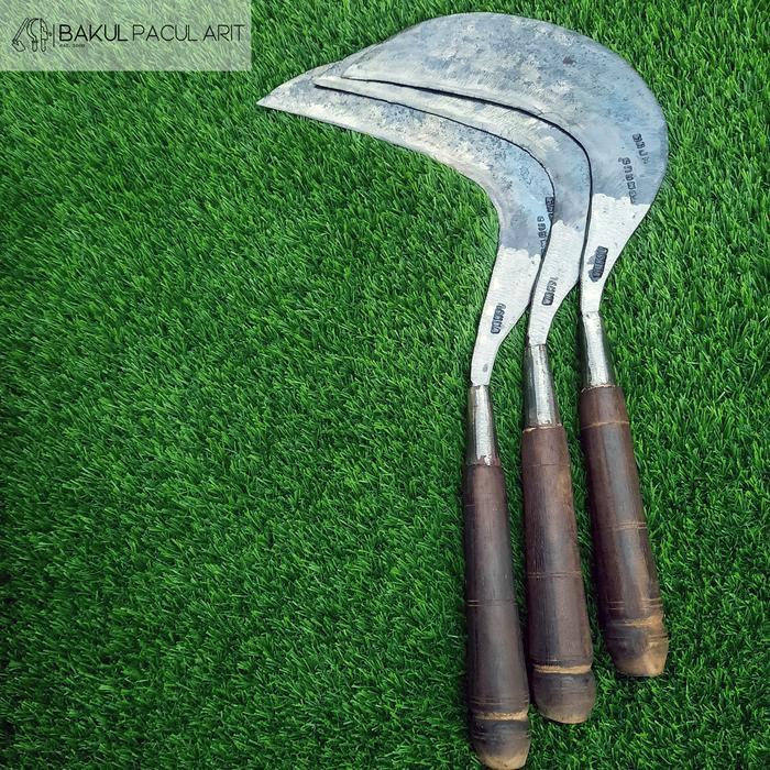 ARIT RUMPUT BAHAN BAJA TEMBUS Pemotong Rumput SABIT CAP WAHYU BESAR