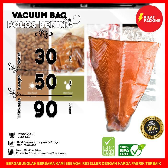 VACUUM SEALER PLASTIK VACUUM DELKOCHOICE VACUUM BAG POLOS PREMIUM