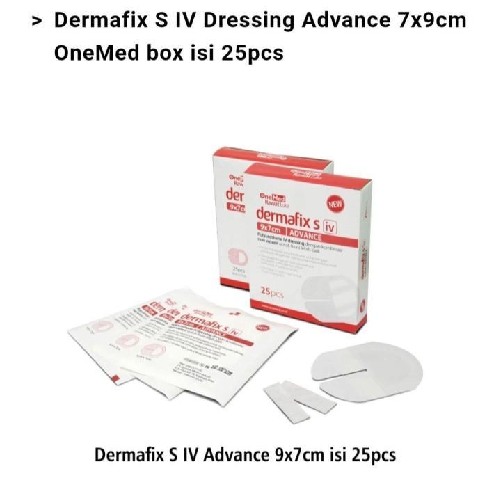 Sale One Med - Dermafix S Iv 9 X 7 Cm - Plester Luka Advance - Belah Selang