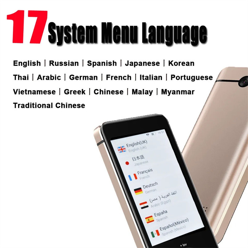 M9 Translator Device 137 Languages Intelligent Translator Real-time Voice Recording Text Translate