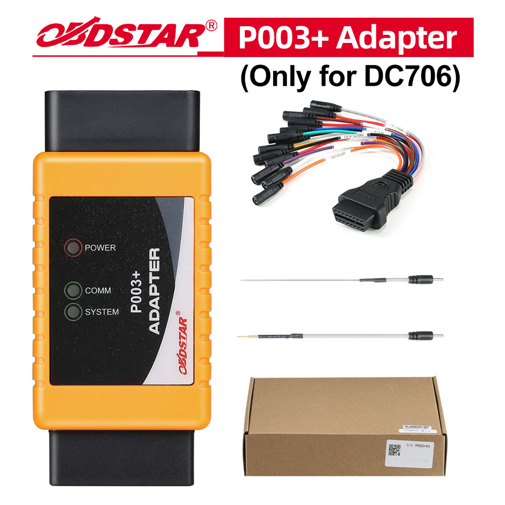 FLASH SALE    OBDSTAR P003+ Kit Bench / Boot Adapter for OBDSTAR DC706 Support ME9.0, MED9.1, MED9.6