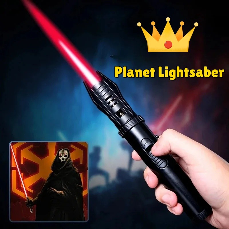 Planet Lightsaber Metal Portable Windproof Outdoor Turbine Jet Torch Lighter BBQ Welding Butane Gas
