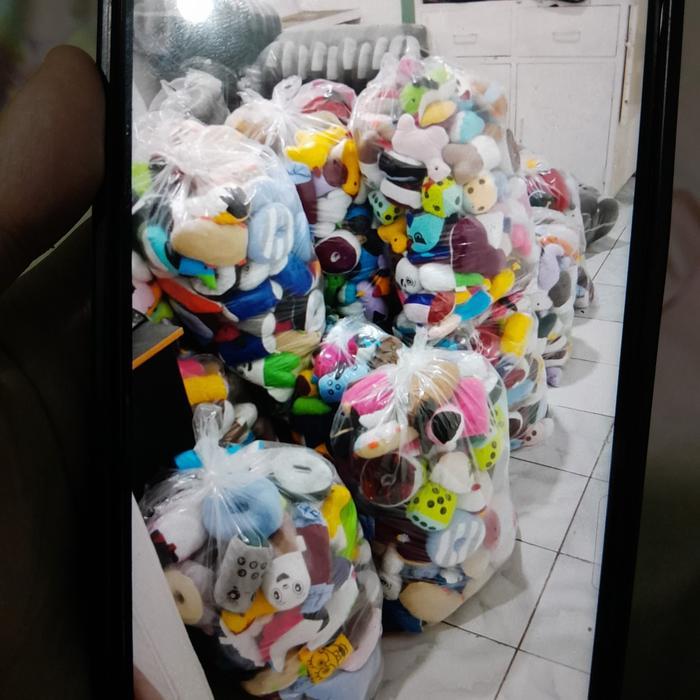 Boneka lucu mini mesin capitan isi 100pcs