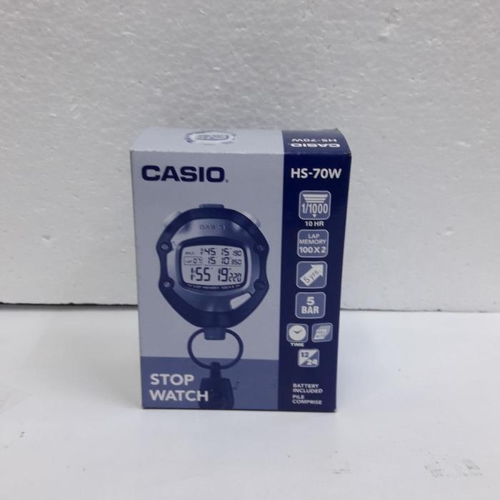CASIO STOPWATCH HS 70W STOPWATCH 100 LAP ORIGINAL