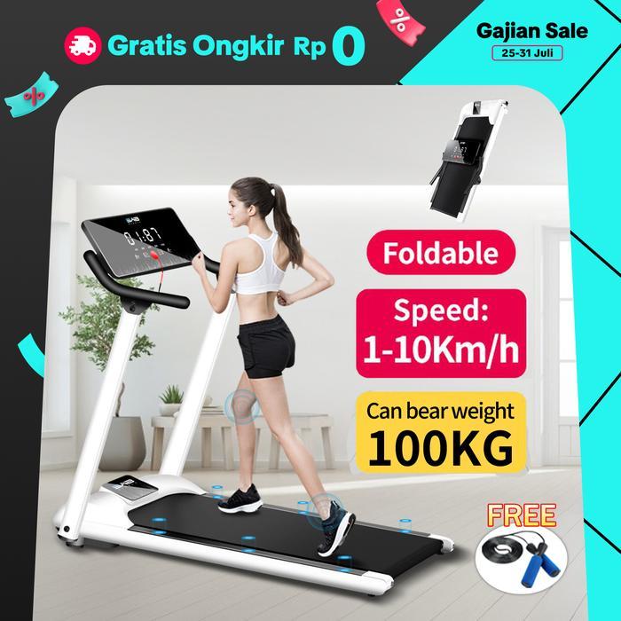 Treadmill Elektrik eBuy Alat Fitness Latihan Gym Equipment Running Machine Multifungsi Lari Listrik
