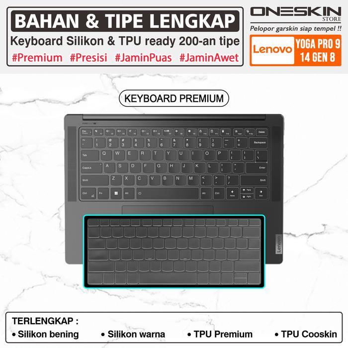 PROMO Cover Keyboard Protector Lenovo Yoga Pro 9 9i-14 14IRP8 Gen 8 Silikon