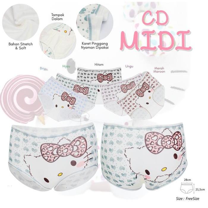 Celana Dalam Katun Wanita / Anak ABG / Anak Remaja - Hello Kitty