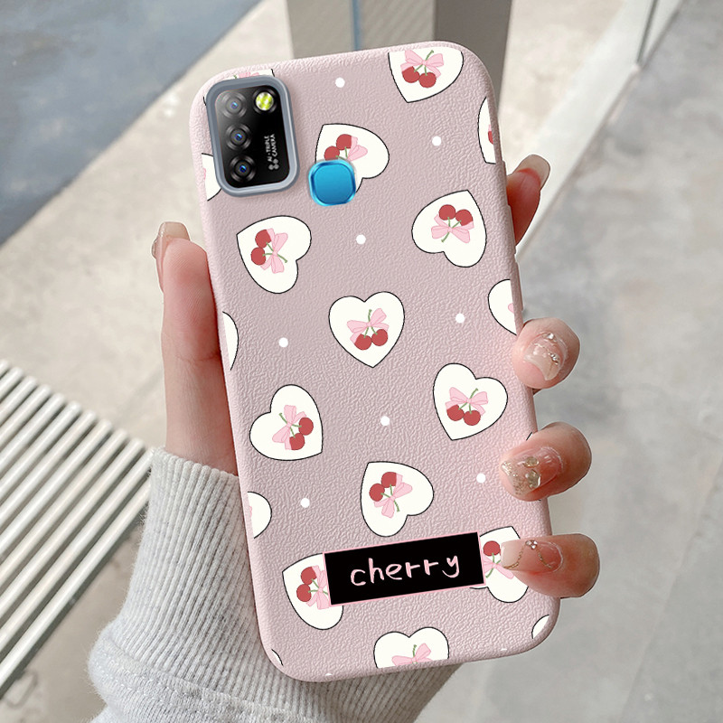 Casing Hp untuk Infinix Smart 5 Smart 6 Ram 3 Hot 10 Lite 4G Case Casing pola cinta Kasing Kesing HP