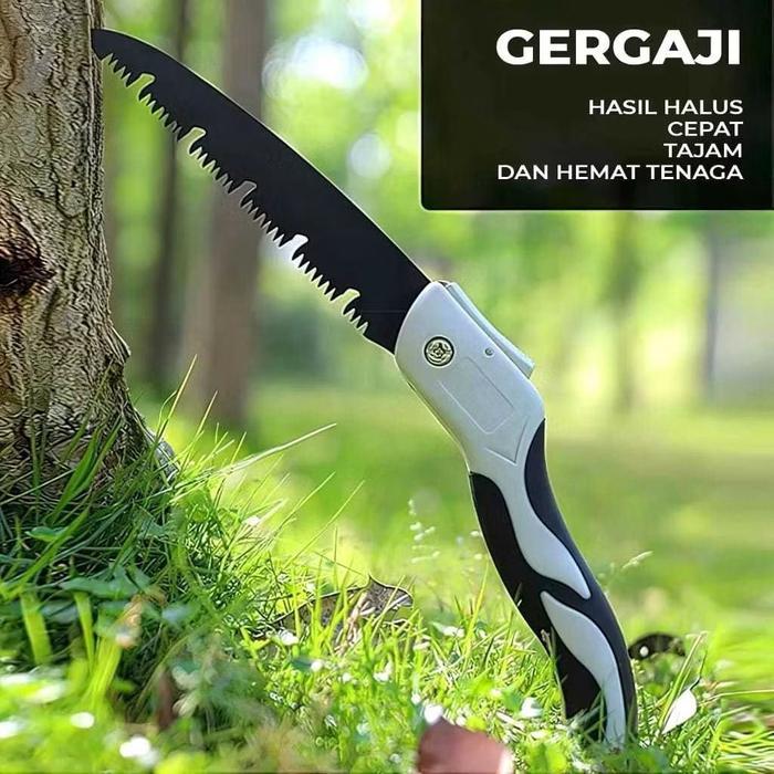 Gergaji Tangan Lipat / Gergaji Dahan Kayu / Gergaji Tangan / Alat Potong Kayu / Gergaji Portable
