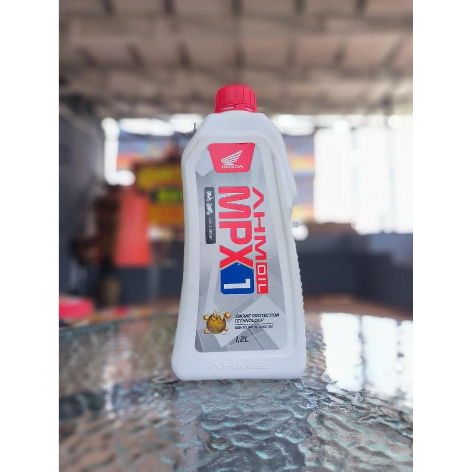Oli Honda Ahm Oil Mpx 1 1200 Ml 1.2 Liter 10W-30 Sl Ma