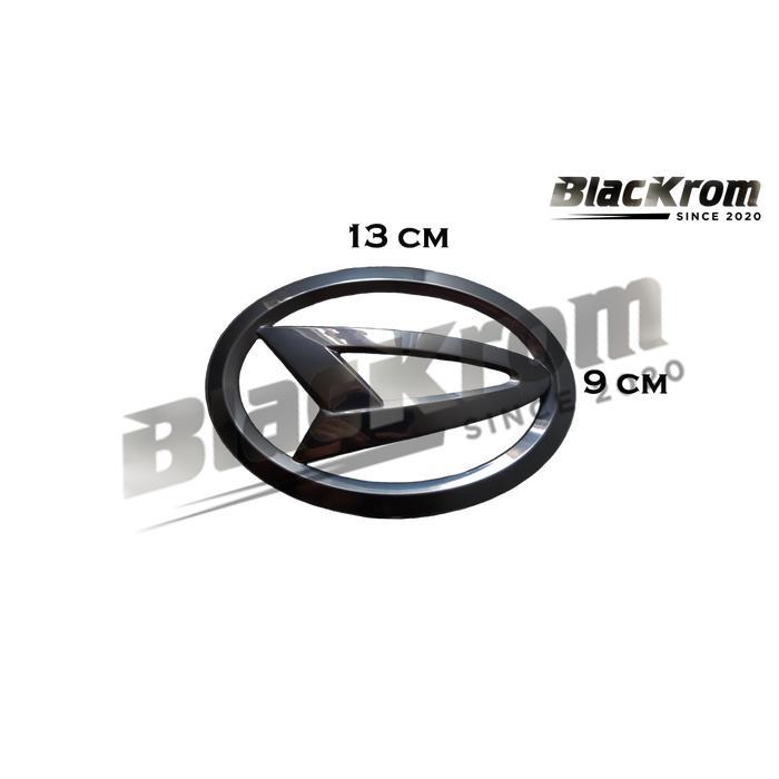 Logo Emblem Black Chrome Daihatsu 13 Cm