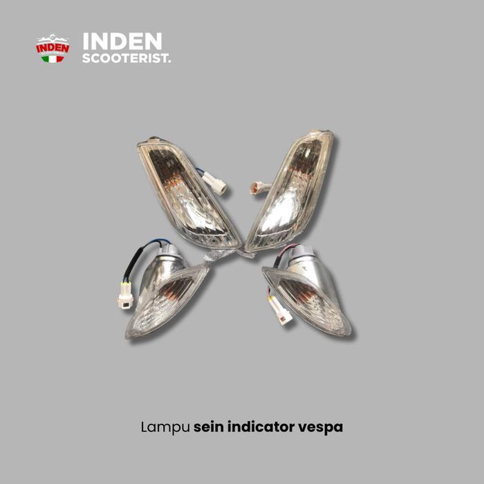 Lampu Sein Indicator Vespa Lx Lxv 125 150 Set Depan Belakang