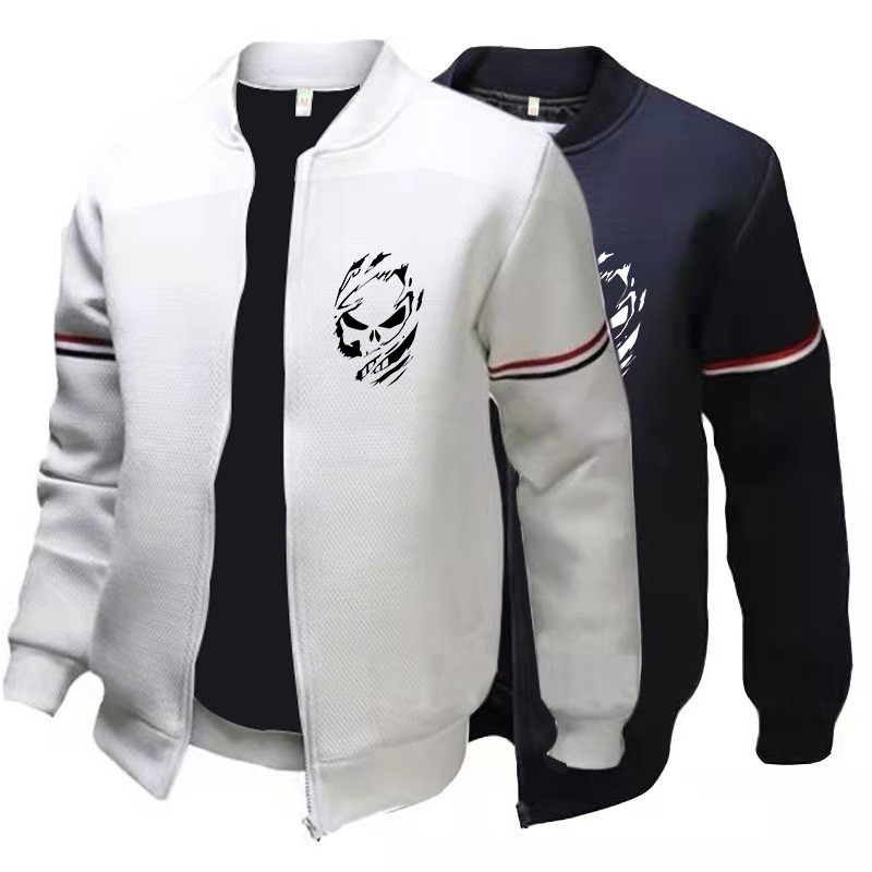 High-quality men's zip cardigan jacket business stand-up jumper jacket men's zip jacket casual