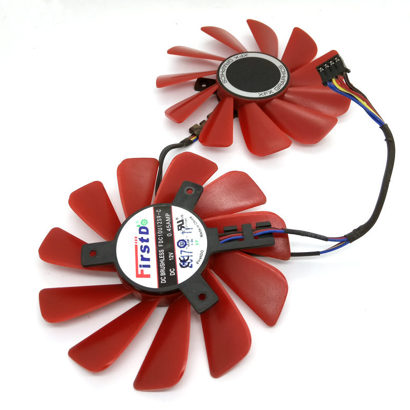 The Frame Shell fans for XFX RX470D RX470 RX480 RX570 Graphics Video Card