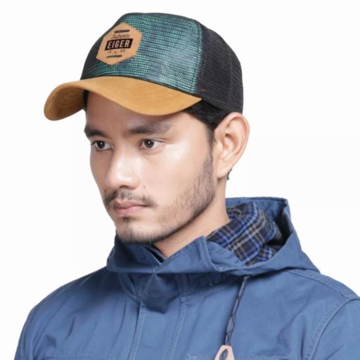 Topi Baseball Pria Topi Eiger Millestone Trucker Cap - Original