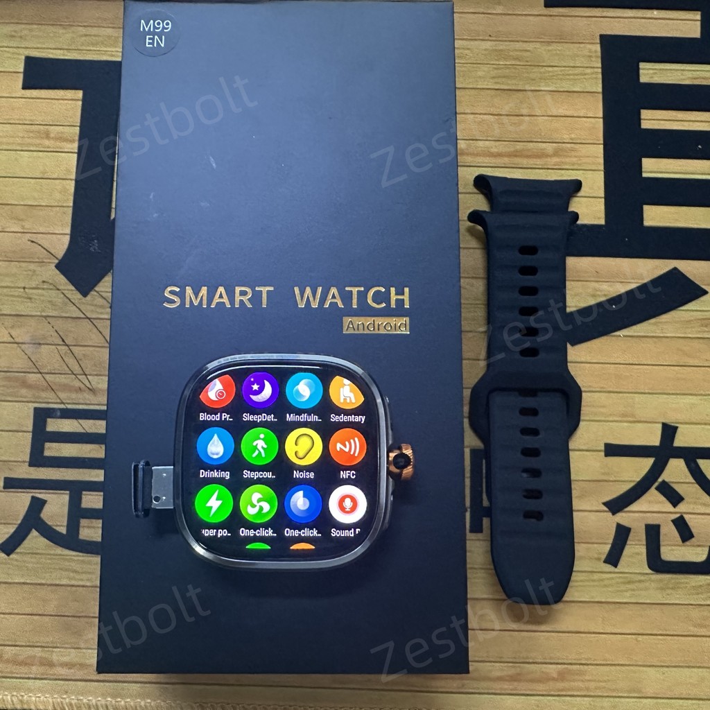 M99 5G Smartwatch 32+1024GB Android Smart Watch With 2.4inch Amoled Screen 900W Rotating Camera WIFI