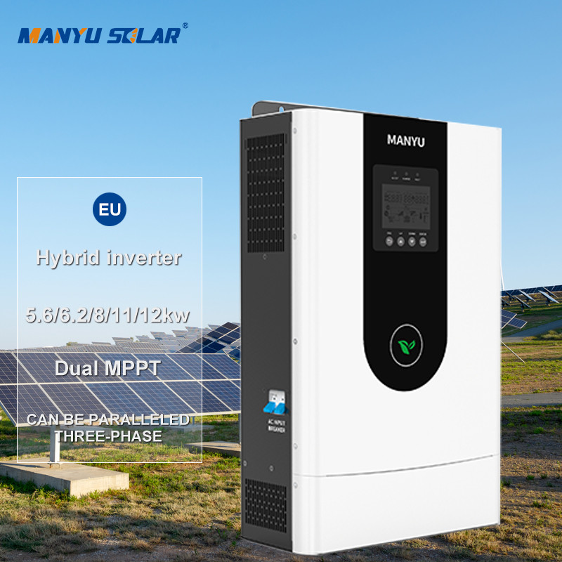 5KW 6.2kw 8kw 10kw 12kw Parallel Hybrid Solar Inverter For Home Use Off Grid Energy Storage System