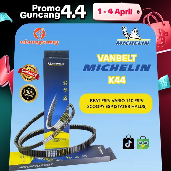 Michelin Vanbelt K44 Stater Halus Beat FI Vario 110 ESP Scoopy FI ESP - GARANSI 180 HARI