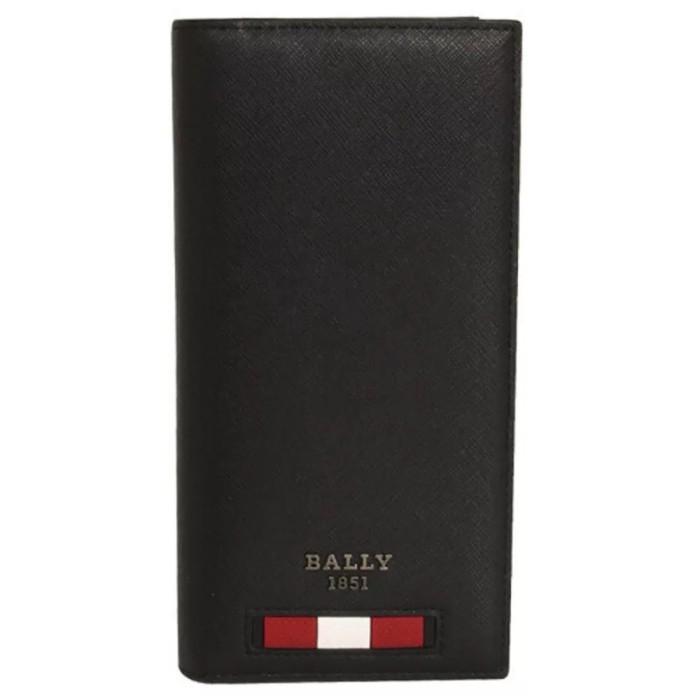 Dompet Minimalis Dompet Pria Bally Long Wallet Bhar Original 100% Authentic