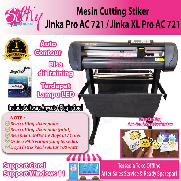 Diskon Mesin Cutting Sticker Jinka Pro Led / Xl Pro 721 Led Coreldraw Ukuran 60 Cm