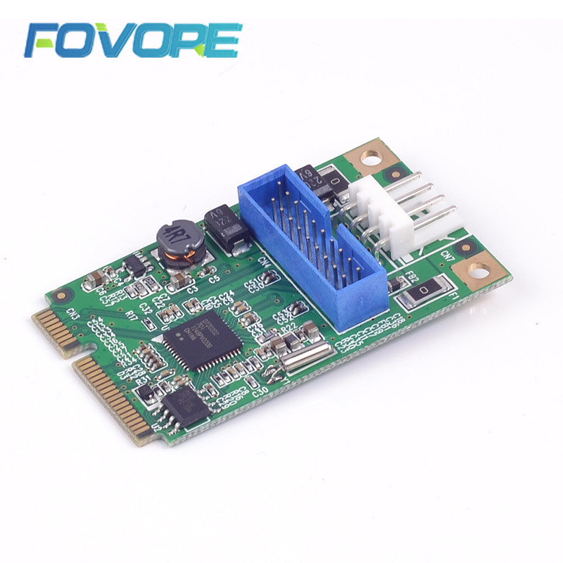 USB Mini PCI-e Adapter 2 ports USB 3.0 to Mini PCI-e adapter Card Mini PCI express USB3.0 converter