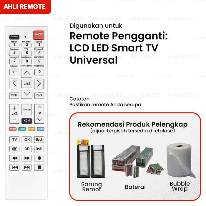 Remote Pengganti Android Smart Tv Universal Junda / Remot Smart Tv Multi