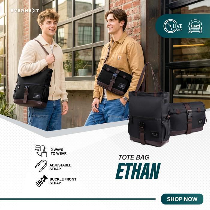 Eiger - Tote Bag Pria Wanita Tas Jinjing Ethan Tas Selempang Laptop Pria Wanita Tas Bahu Unisex