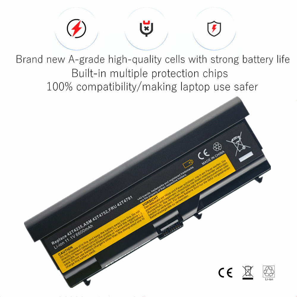 Laptop battery For Lenovo ThinkPad E40 E50 L410 L412 L420 L421 L510 L512 L520 SL410 SL510 T410 T410i