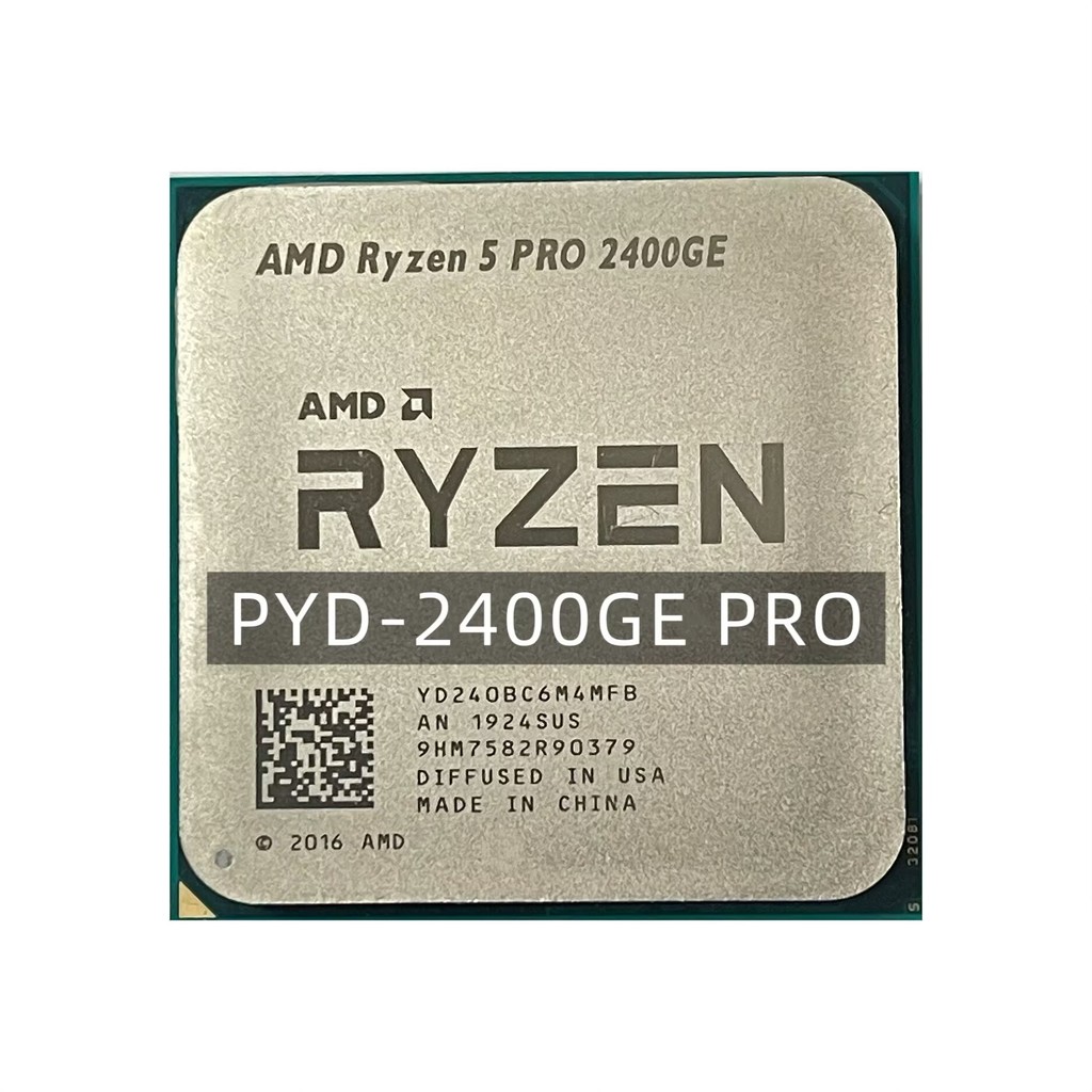 35W CPU Processor Ryzen 3.2 GHz 5 PRO AMD 2400GE R5 PRO 2400GE Quad-Core Eight-Thread YD240BC6M4MFB