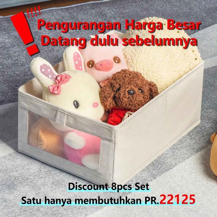 Storage box underwear Selimut Mainan Buku Serbaguna Storage Bag Underwear Organizer Box Lipat kotak