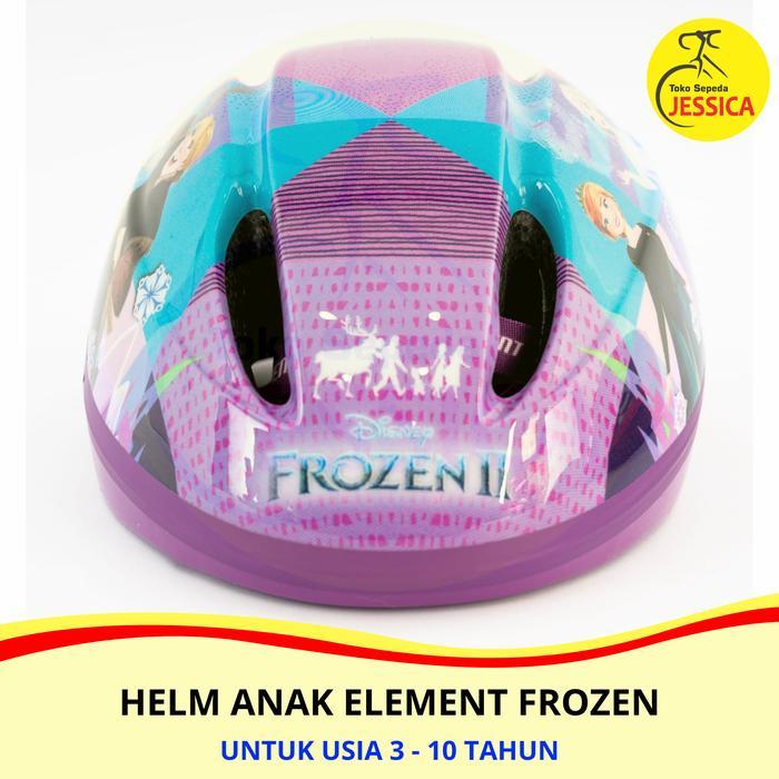 Helm Sepeda Anak Element Disney Frozen