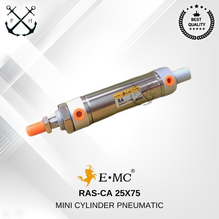Mini Cylinder Pneumatic Emc Ras-Ca 25X75