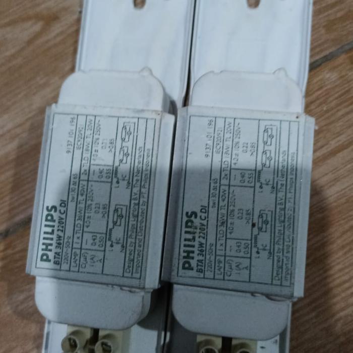 "New" Ballast/travo lampu neon Lampu TL BTA 36Watt philips