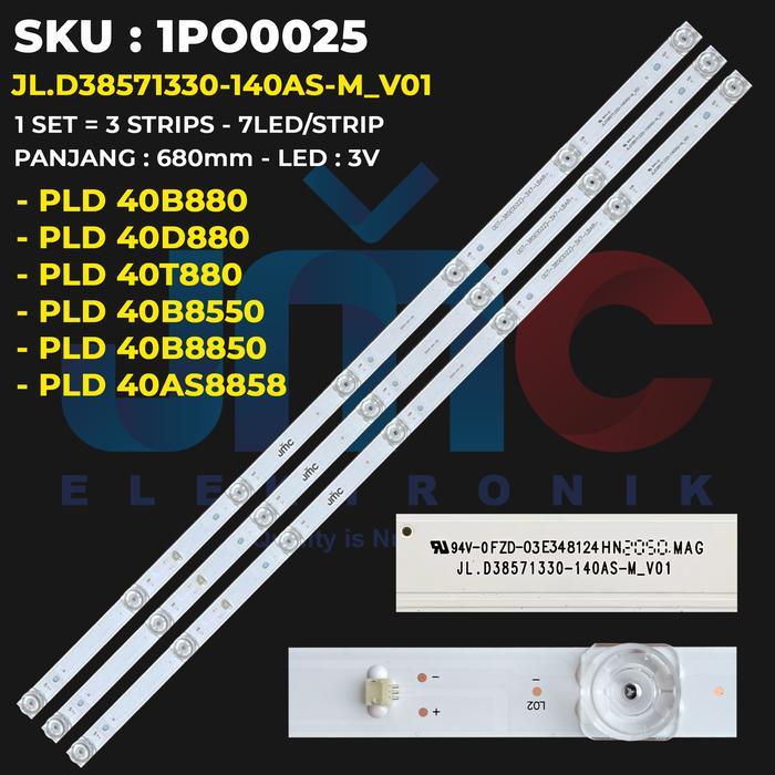 Terlaris Backlight TV for 40 Inch PLD-40B880 PLD-40D880 PLD-40T880 PLD-40B8550 PLD-40B8850