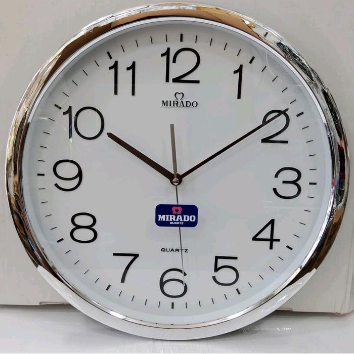 jam dinding mirado klasik jumbo 38cm skpseiko sweep silent